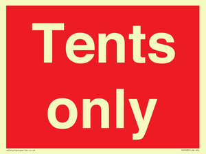 Tents only